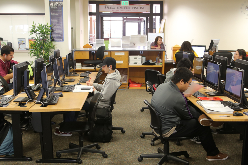 student at Learning Center