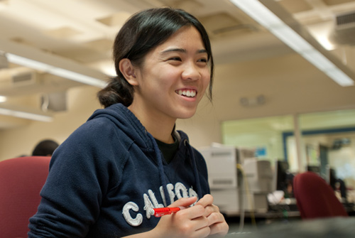 student at Learning Center