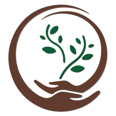 two hands holding branch