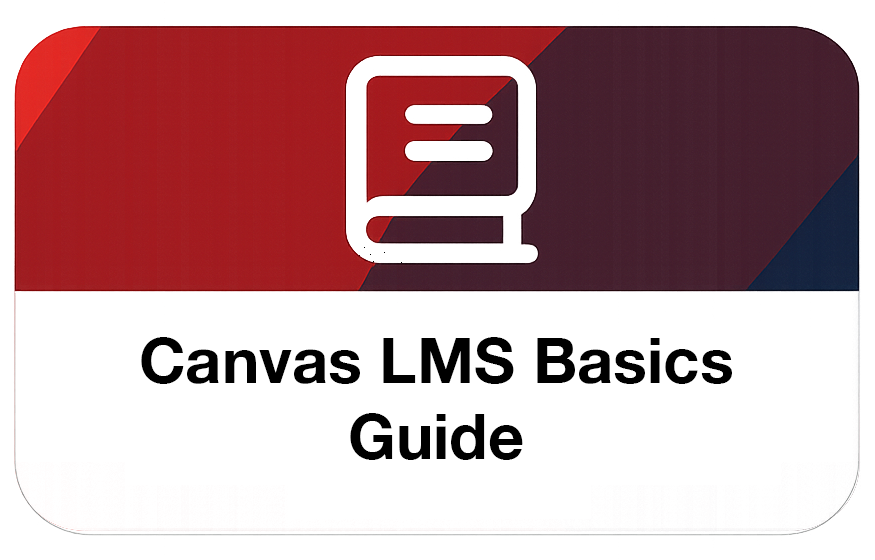Graphic for the Canvas LMS Basics Guide resource.