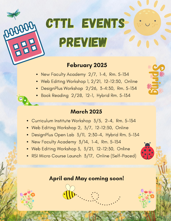 spring 2025 calendar preview