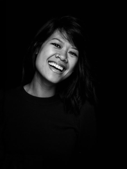 SHIFT co-founder Natalie Bui, black and white